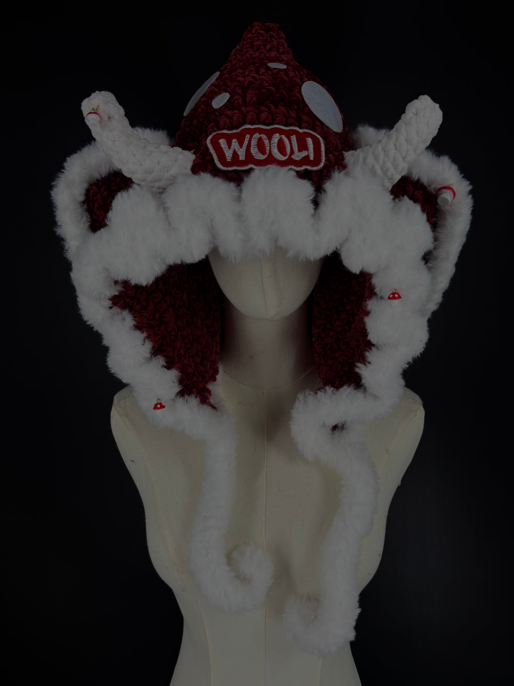 Ruffled Adjustable Hood
