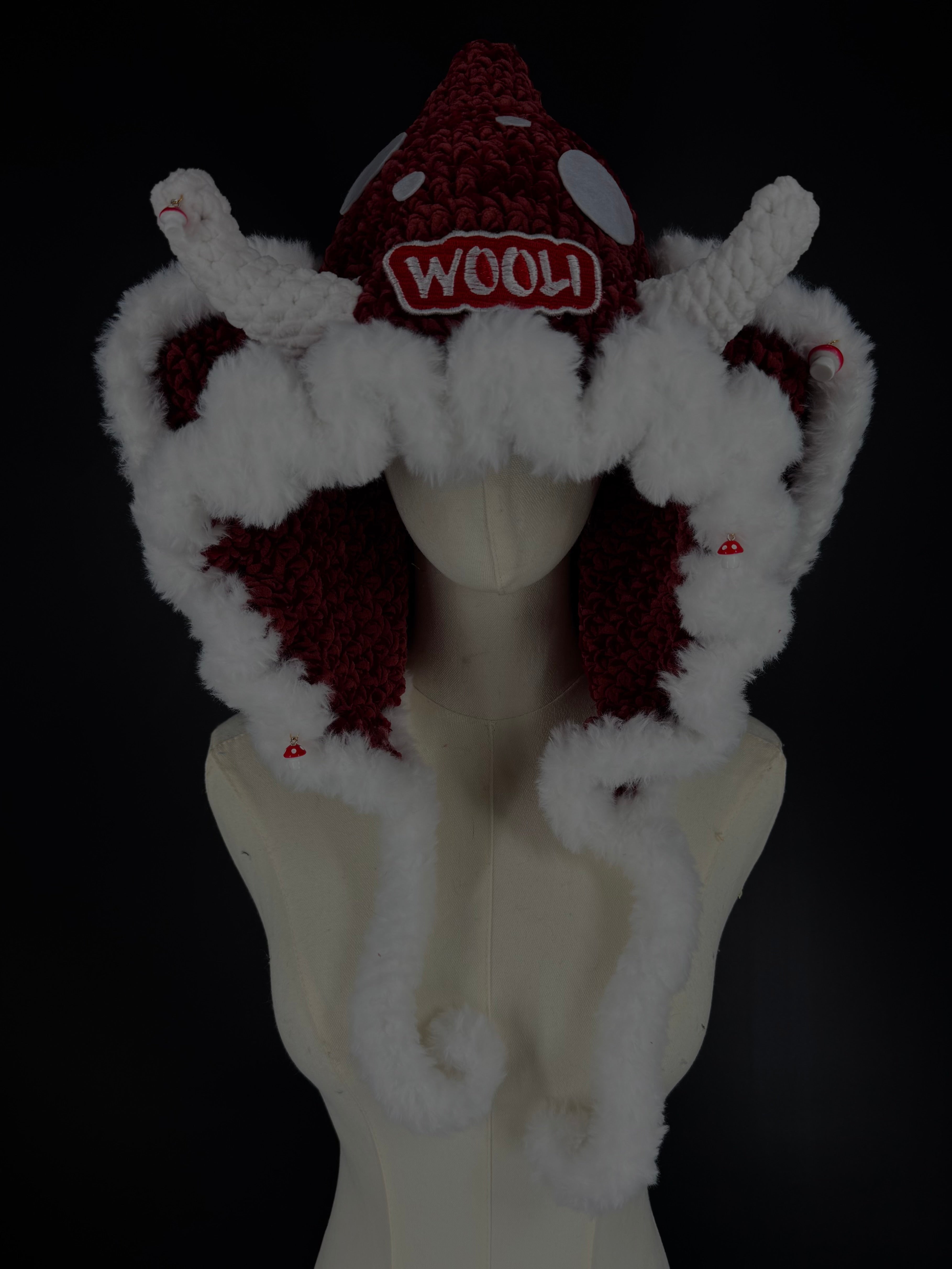 Ruffled Adjustable Hood