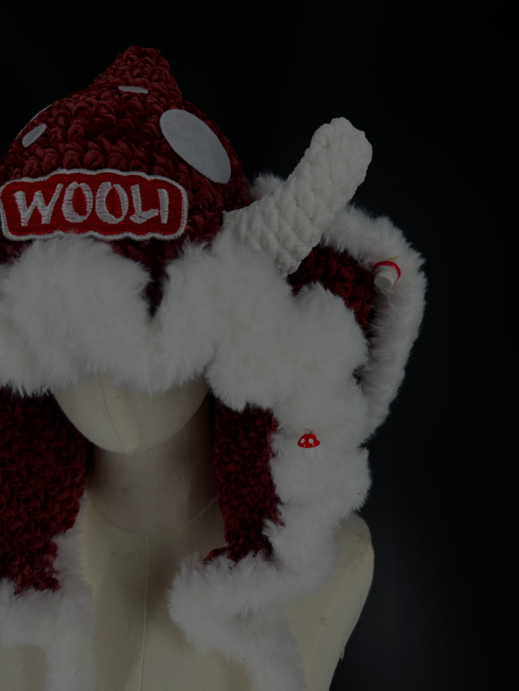 Ruffled Adjustable Hood