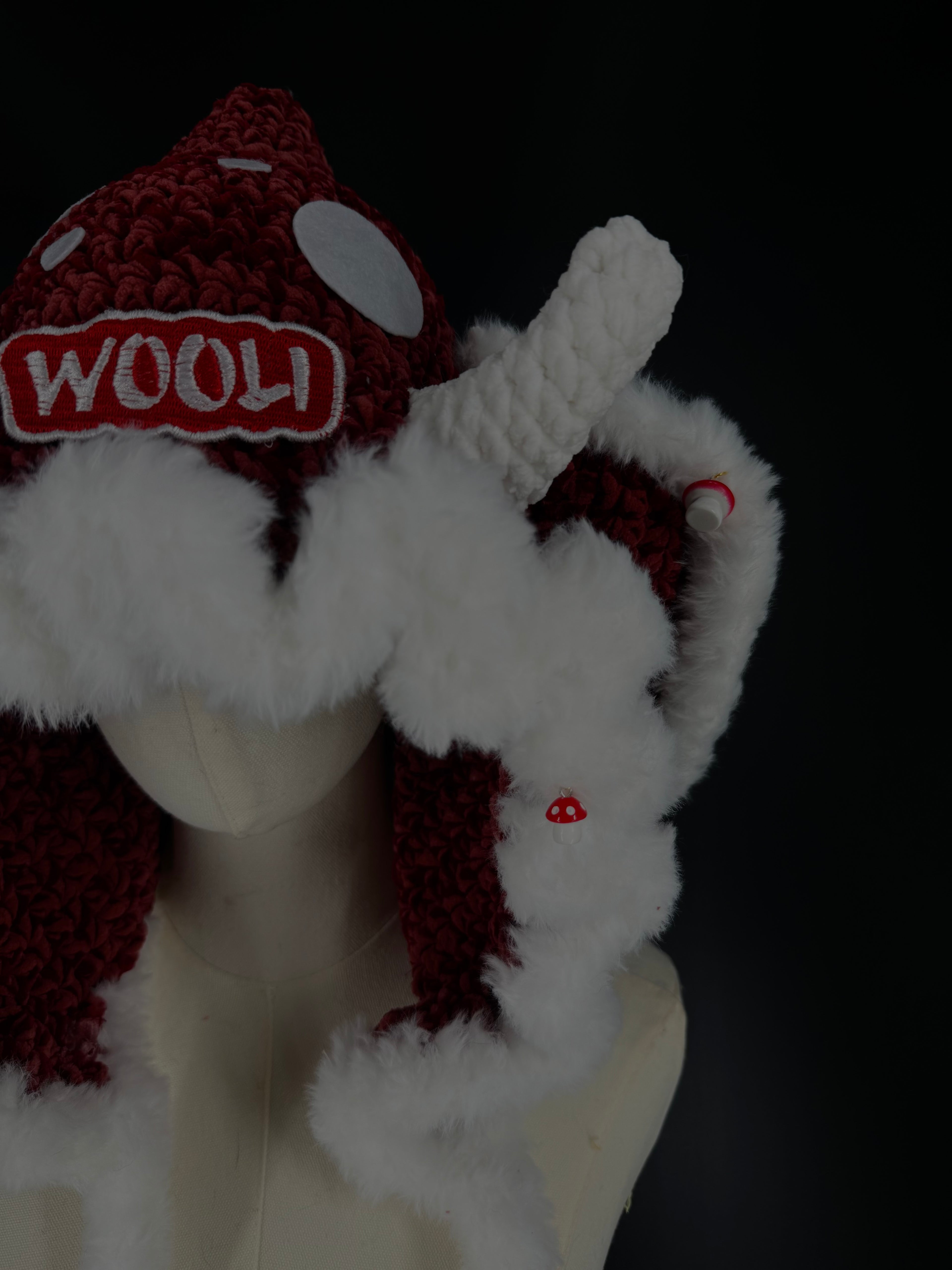 Ruffled Adjustable Hood