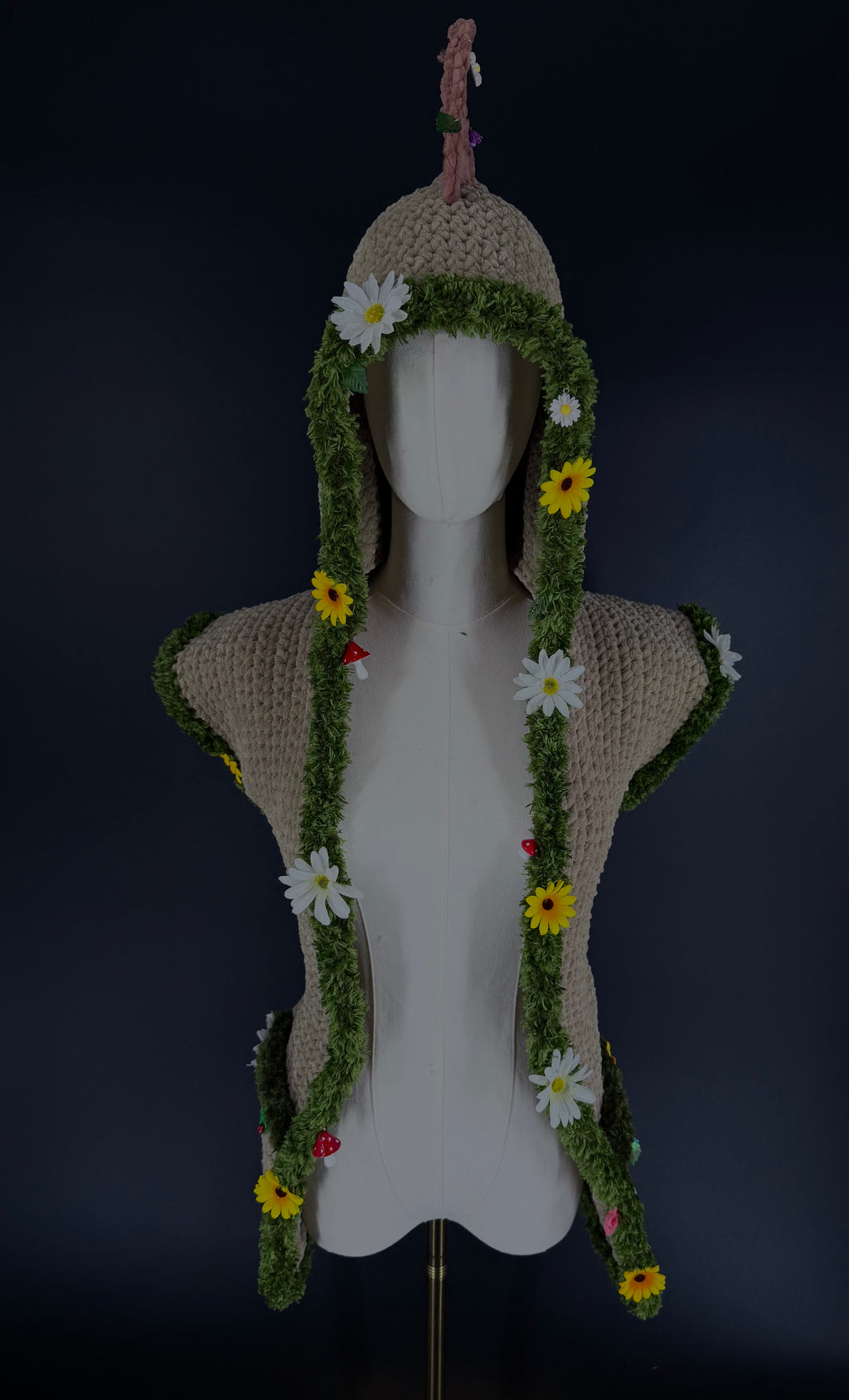 Hooded cardigan