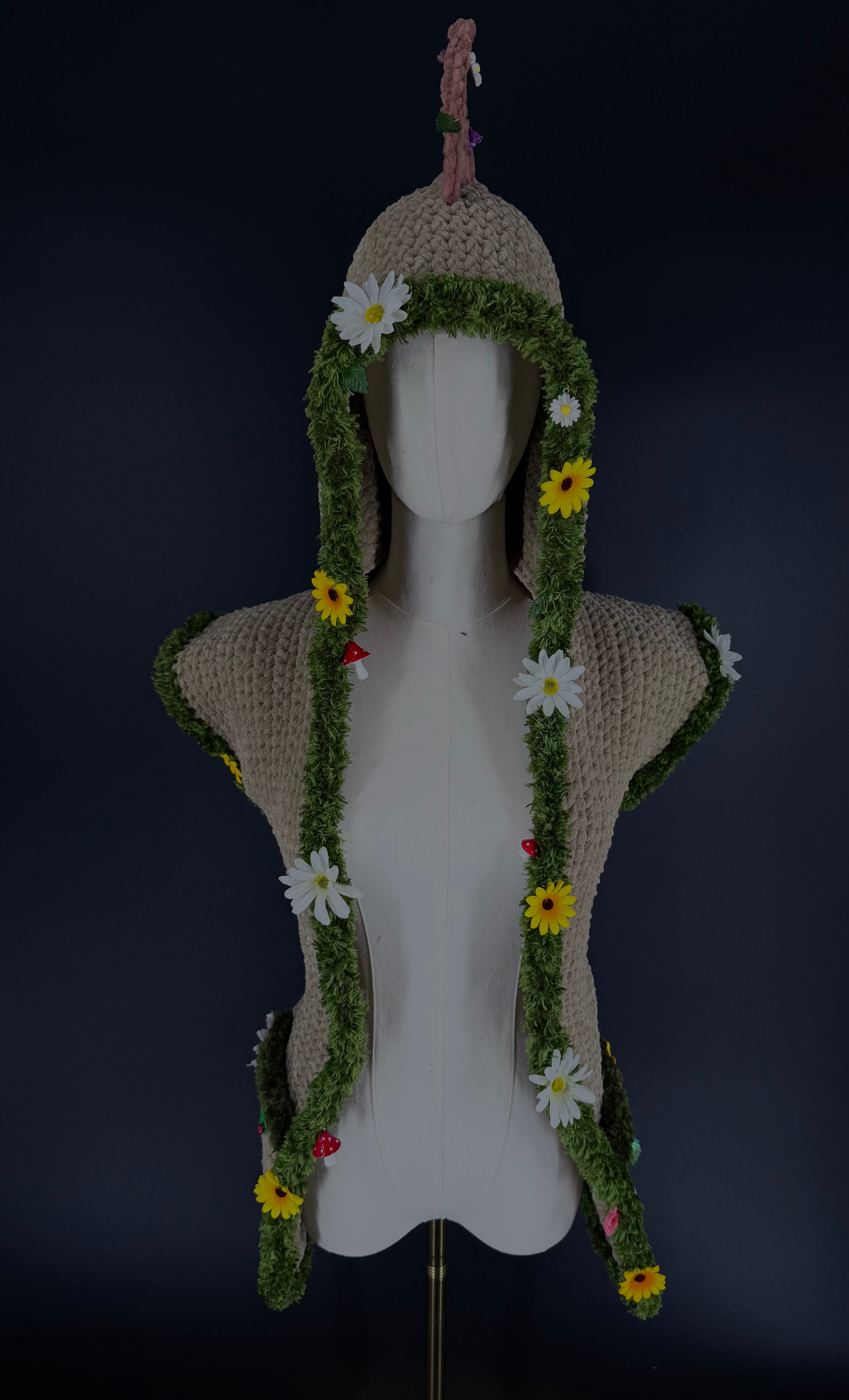 Hooded cardigan