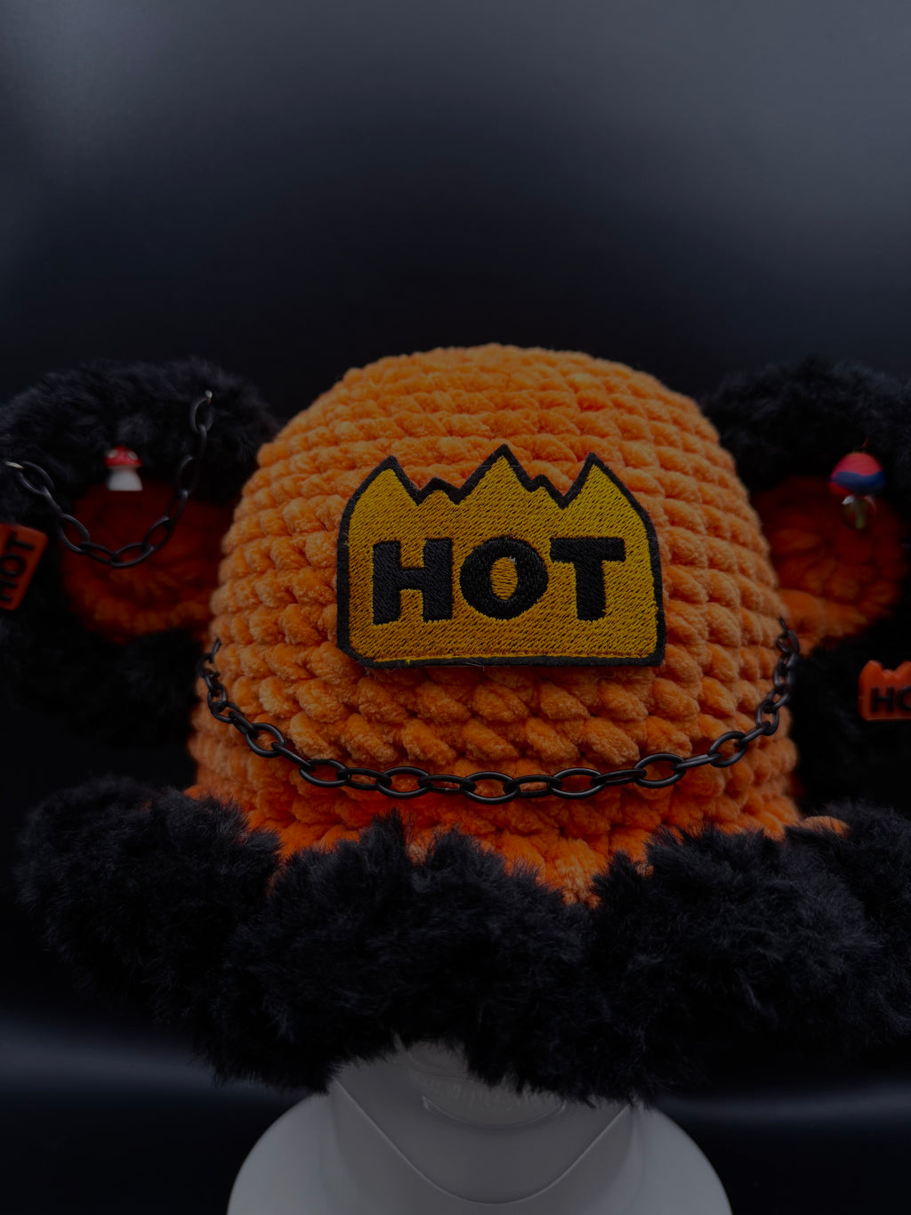 Hot sticker bucket hat