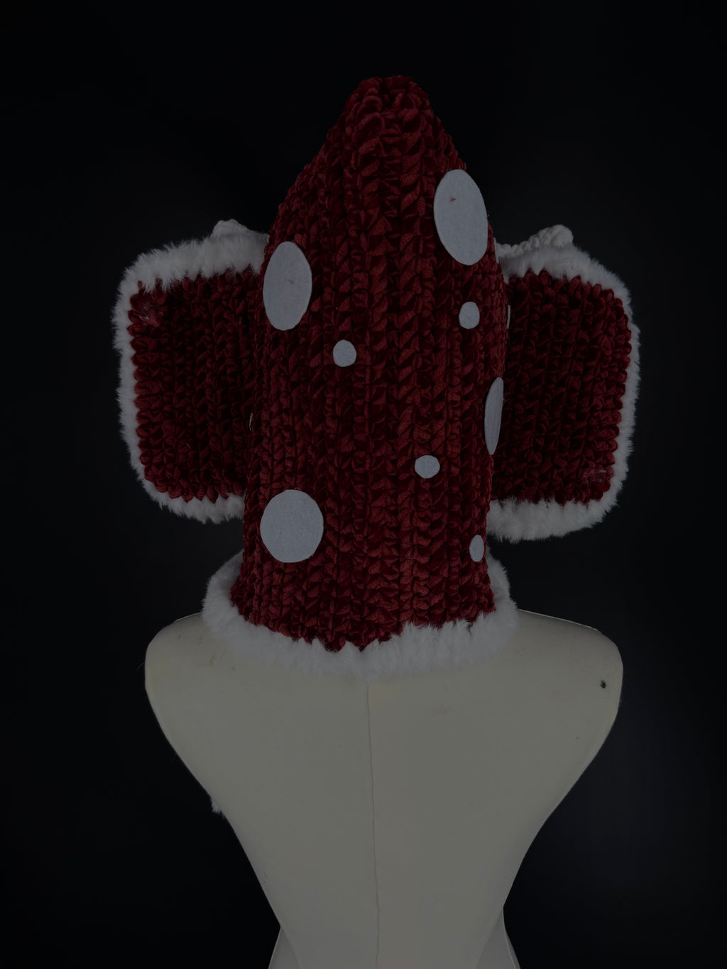 Ruffled Adjustable Hood
