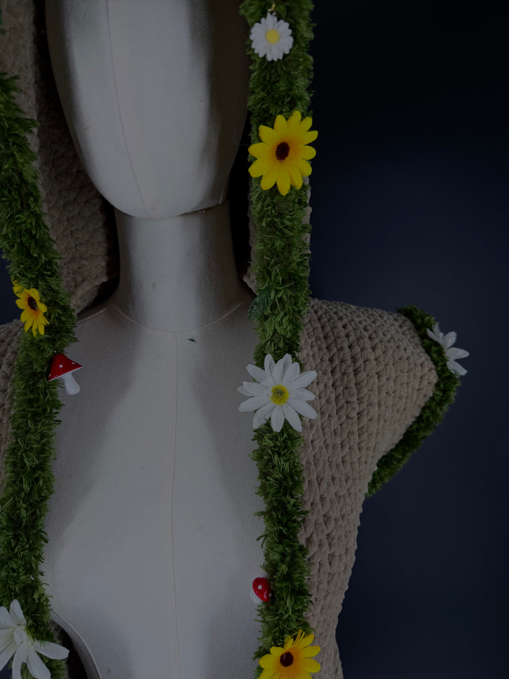 Hooded cardigan