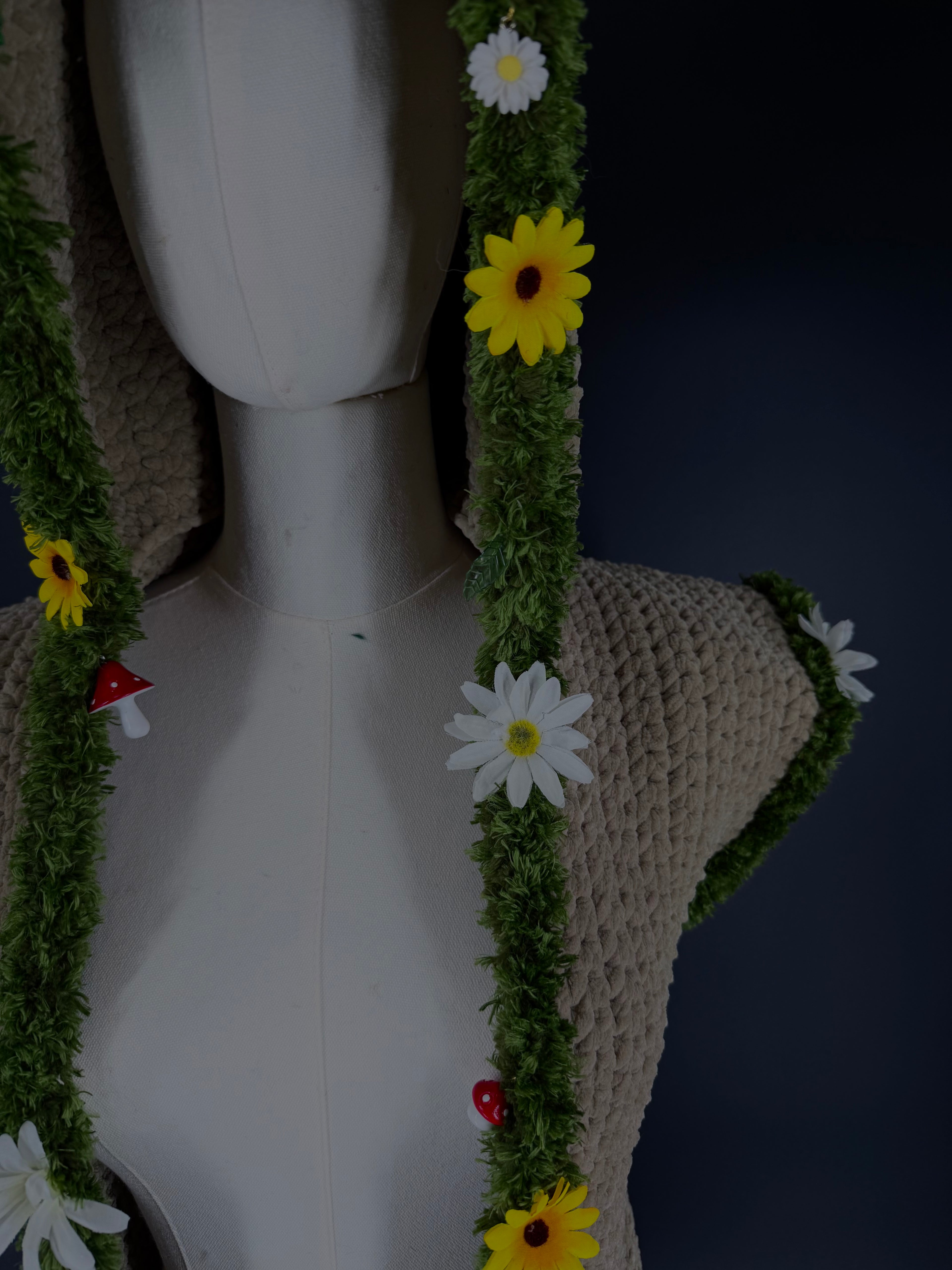 Hooded cardigan